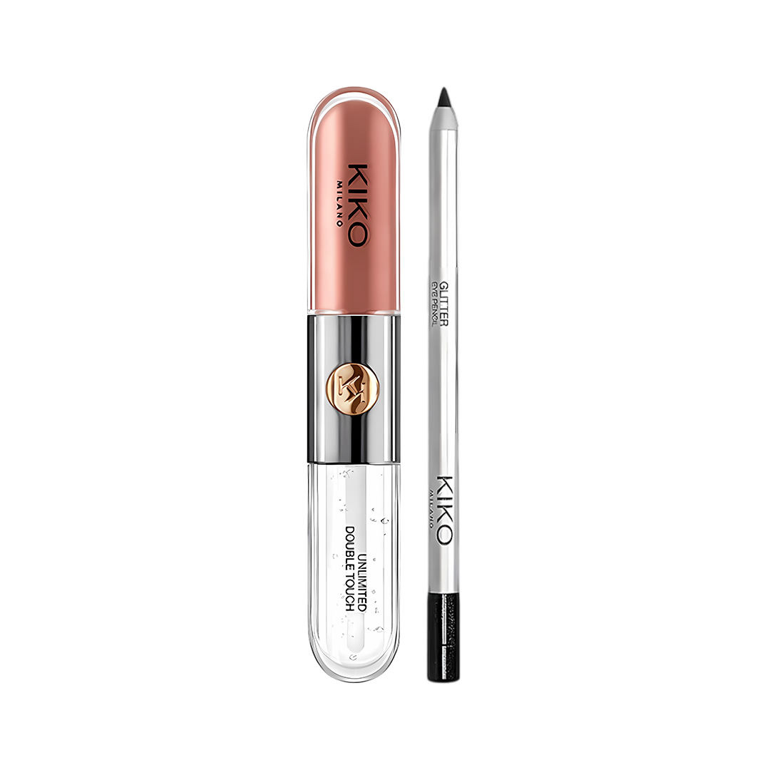 KIKO Power Duo – Double Touch Lipstick + Eyeliner Offer Rose Cosmetics My Store