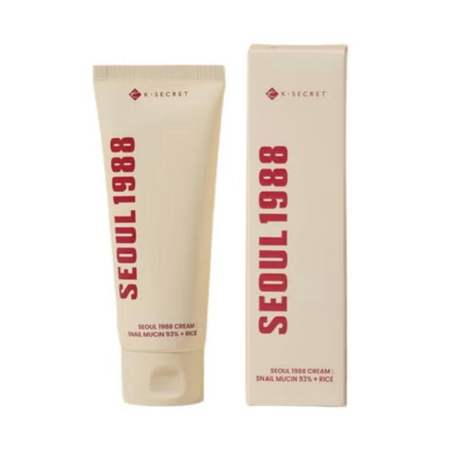 Seoul 1988 Cream Snail Mucin 93 + Rice 100 - Hydrating and Nourishing Formula - 50ml My Store